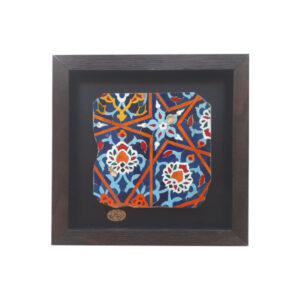 Decorative Persian Framed Ceramic Tile – Traditional