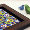 Decorative Persian Framed Ceramic Tile - Traditional