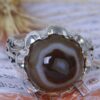 Persian Sulemani Hakik Silver Ring for Men Eye