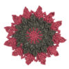 Round Crochet Hand Knitted Tablecloth