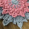Round Crochet Hand Knitted Tablecloth