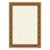 Bronze Colored Tazhib A4 Paper - Slimi (10x)