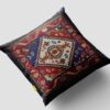 Persian Kilim Cushion Cover - Handwoven Red Design