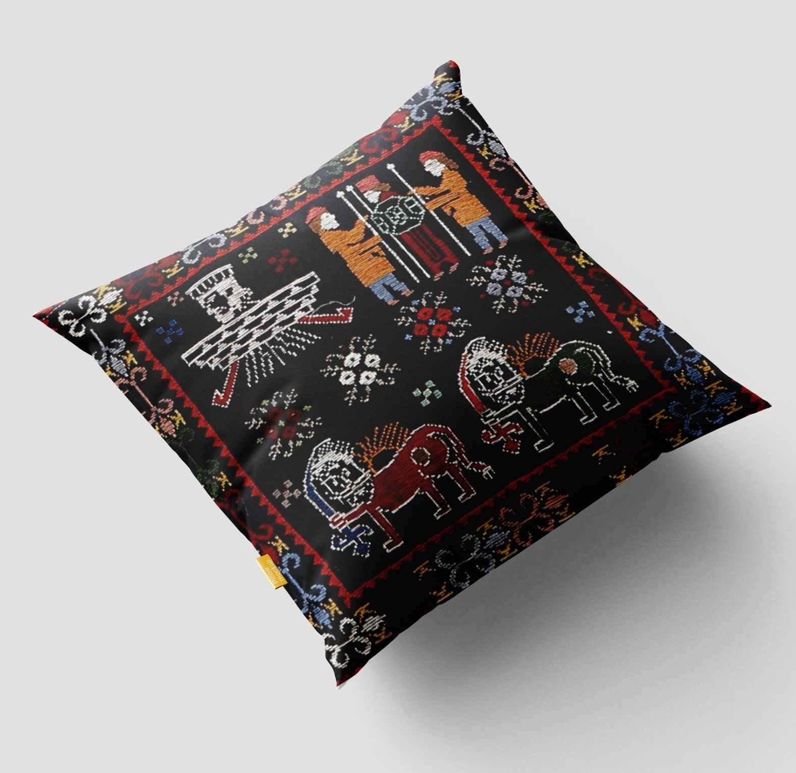 Persian Kilim Cushion Cover – Handwoven Lux Design