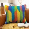Persian Kilim Cushion Cover - Handwoven Colorful Design