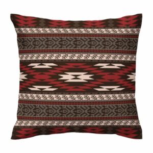 Ethnic Velvet Cushion Cover – Printed Traditional Design (Set of 2)