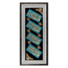 Framed Islamic Calligraphy Marquetry Wood Inlay Art Chahar Qul