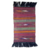 Authentic Persian Jajim Flat-Woven Striped Rug Kaarmania