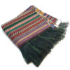 Authentic Persian Jajim Flat-Woven Striped Rug Tetis