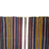 Authentic Persian Jajim Flat-Woven Striped Rug Tetis