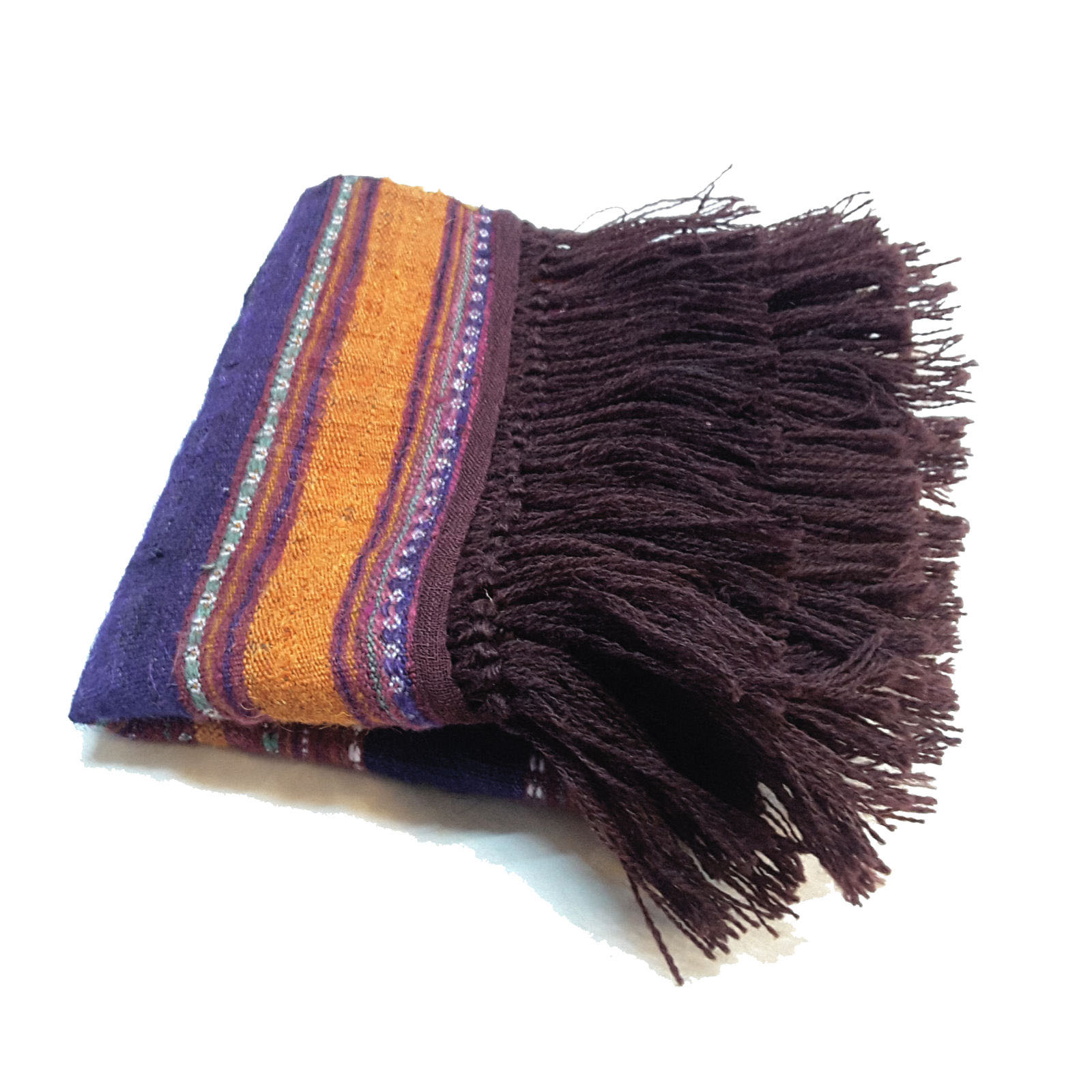 Authentic Persian Jajim Rug – Bahar Wool Striped Flat-Woven