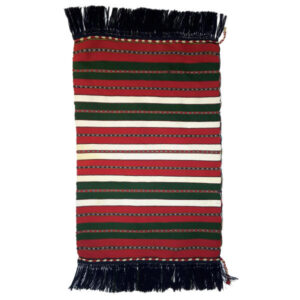 Authentic Persian Jajim Rug – Barbod Traditional Striped Design