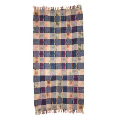Authentic Persian Jajim Rug - Bita Striped Cotton Flat-Woven
