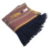Authentic Persian Jajim Rug - Tabassom Striped Wool Flat-Woven