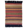 Authentic Persian Jajim Rug - Taalia Colorful Striped Design