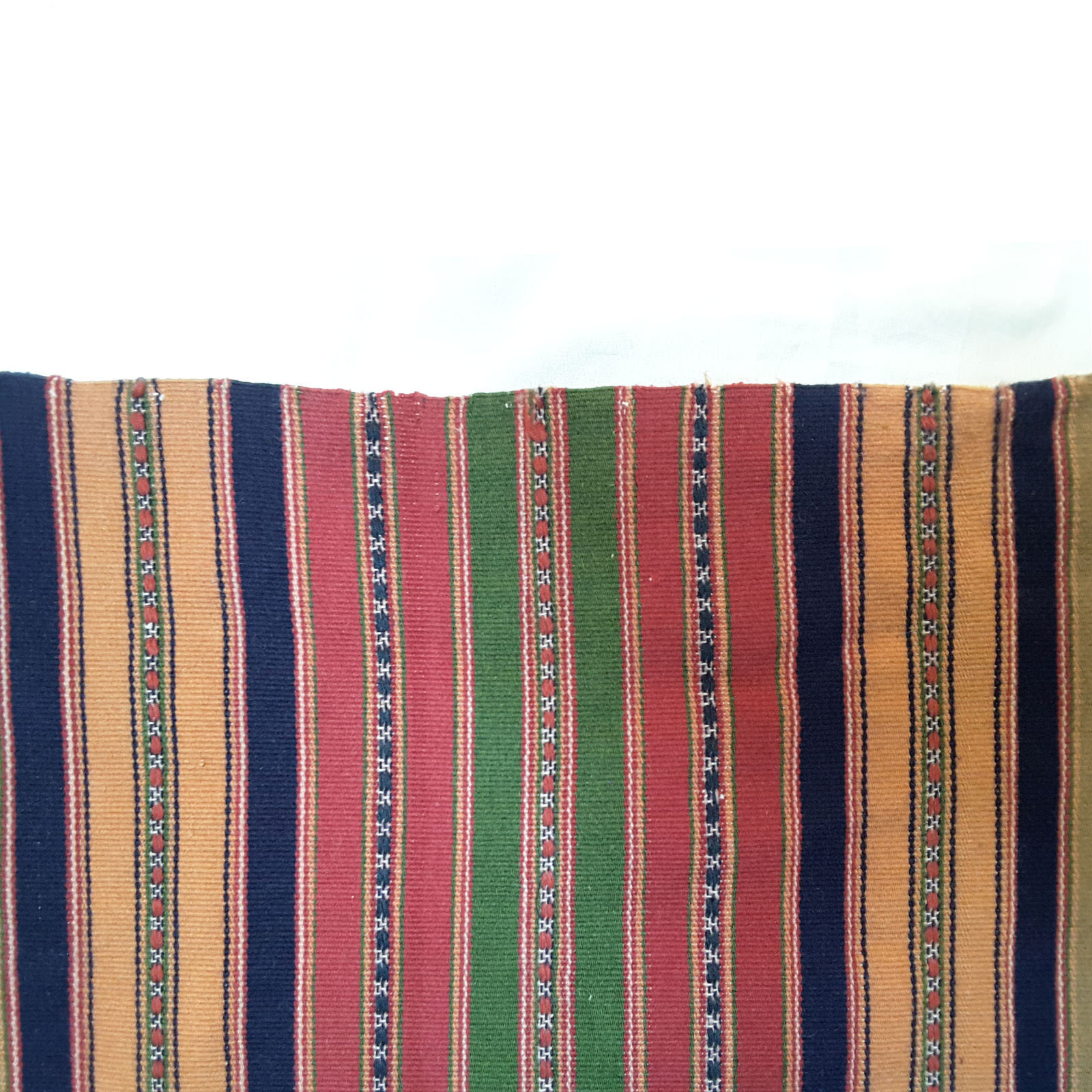 Authentic Persian Jajim Rug – Taalia Colorful Striped Design