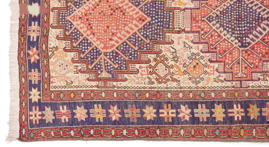Viva Geometric Kilim Rug – Handwoven Azerbaijan Wool Design