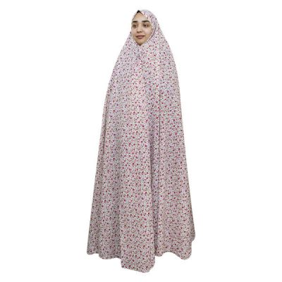 Simple White Namaz Chador for Women, Traditional Prayer Wear