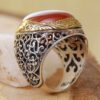 Persian Agate Silver Ring for Men Elegance Super King