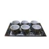 Handcrafted Persian Stone Tea & Coffee Set - Engraved Tooran