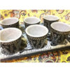 Handcrafted Persian Stone Tea & Coffee Set - Engraved Tooran
