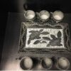 Handcrafted Persian Stone Tea & Coffee Set - Engraved Golsang