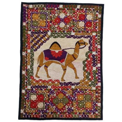 Hand Embroidered Tablecloth Model Camel