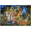 Hand-Knotted Persian Wall Hanging Rug from Tabriz Depicting Dayereh Hasti Miniature