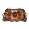 Handcrafted Persian Copper Tea & Coffee Set - Engraved