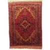 Hand-Knotted Persian Yas Silk Rug (Fine Art Classical Floral Medallion) - Red
