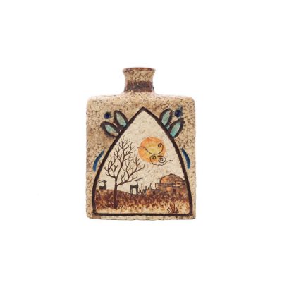 Minimalist Single Flower Pottery Vase, Serving as an Ideal Home Decor Accent for Modern Interiors