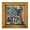 Decorative Persian Framed Tile - Shahnameh Inspired: Nature
