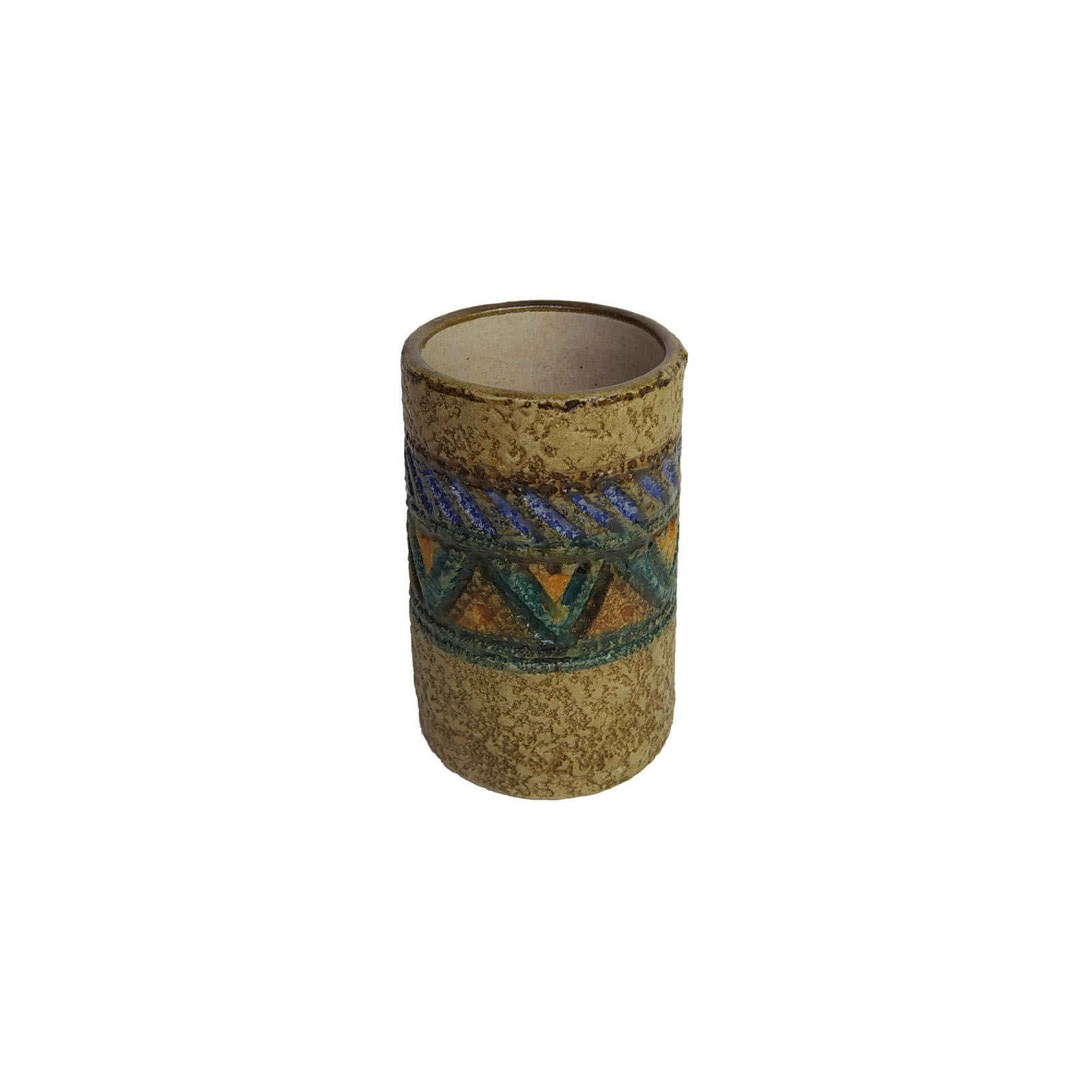 Persian Iznik Pottery Mug – Handcrafted Model Qalam
