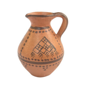 Hand-Painted Persian Pottery Pitcher – Artistic Kalporagan Design