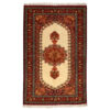 Hand-Knotted Persian Khorasan Rug (Tribal Classical Floral Medallion) - Red Silk & Wool