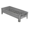 Persian Mangal Portable Charcoal Grill - Stainless Steel
