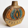 Persian Single Bud Pottery Vase with a Hand-Painted Design, Ideal for Fresh or Dried Flower Arrangements