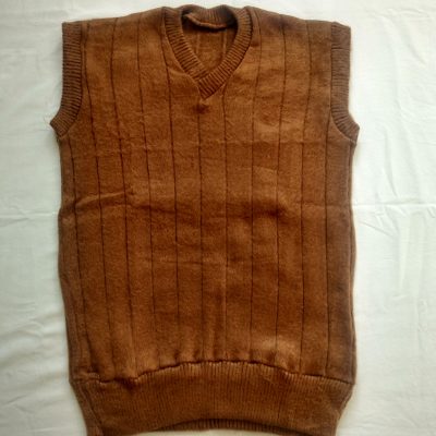 Persian Men's Camel Wool Sweater Vest with Handcrafted Traditional Style
