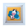 Decorative Ceramic Art Yellow Cow