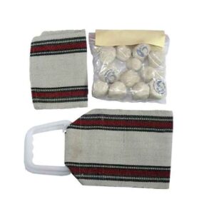 Sefidab – Set of Natural Iranian Roshor Face & Body Mask with Bath Mitt