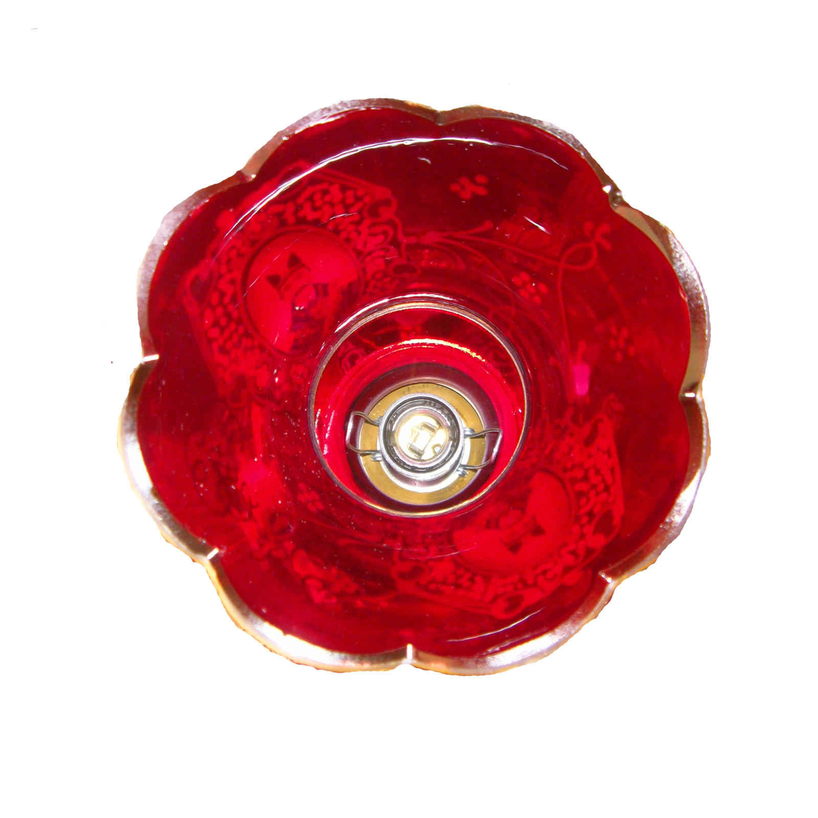 Persian Crystal Table Lamp Laleh Abbasi Style with Glass Drops – Classic Design