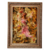 Hand-Knotted Persian Wall Hanging Rug from Tabriz Depicting Booyeh Bahar Miniature