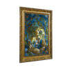 Hand-Knotted Persian Wall Hanging Rug from Tabriz Depicting Tamanaye Navazesh