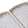 White Arabic Quran Hardback with Frame