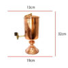 1/5 Liter Hammered Copper Water Tank G640