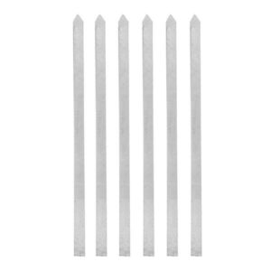 Set of Six Aluminum Skewers for Kabab Koobideh (63 cm) and Grilling