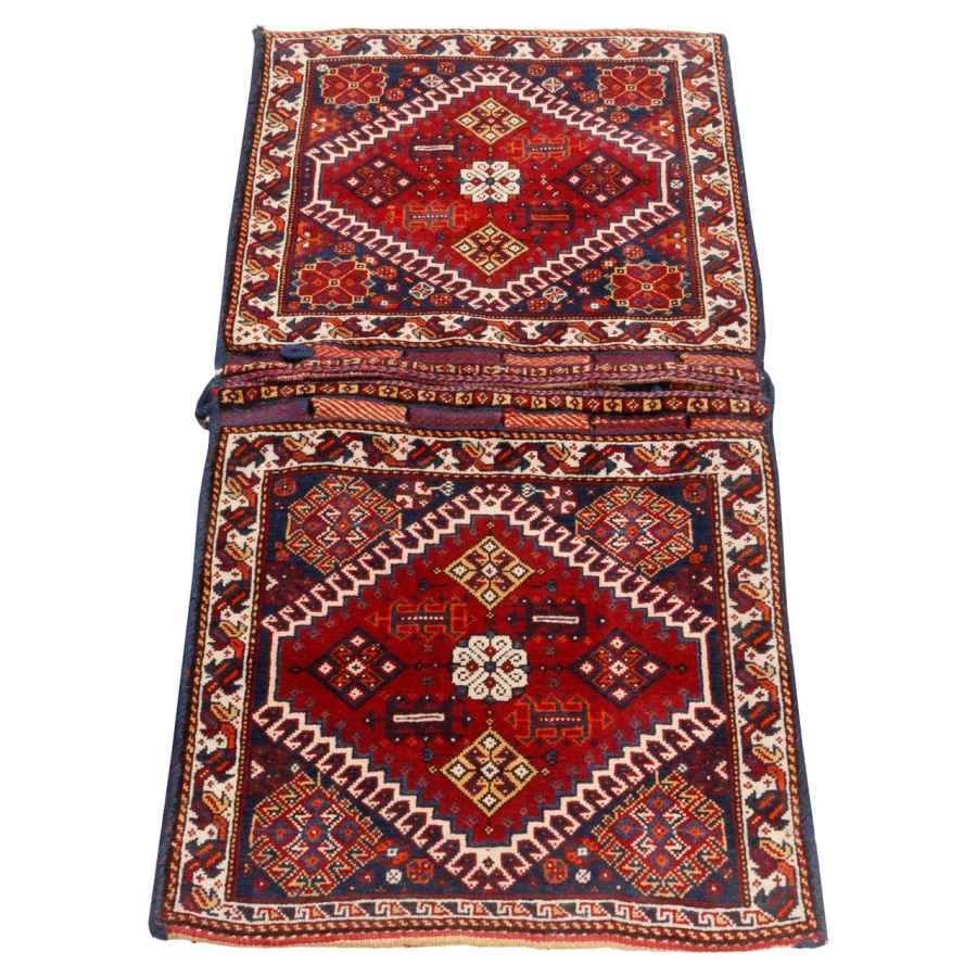 Vintage Persian Saddle Bag – Handwoven & Second-Hand Tōbrag 187413