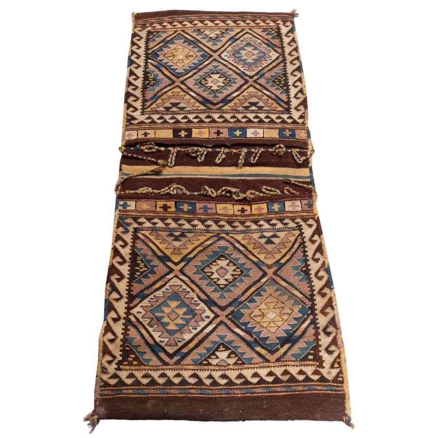 Vintage Persian Saddle Bag – Handwoven & Second-Hand Tōbrag 187415