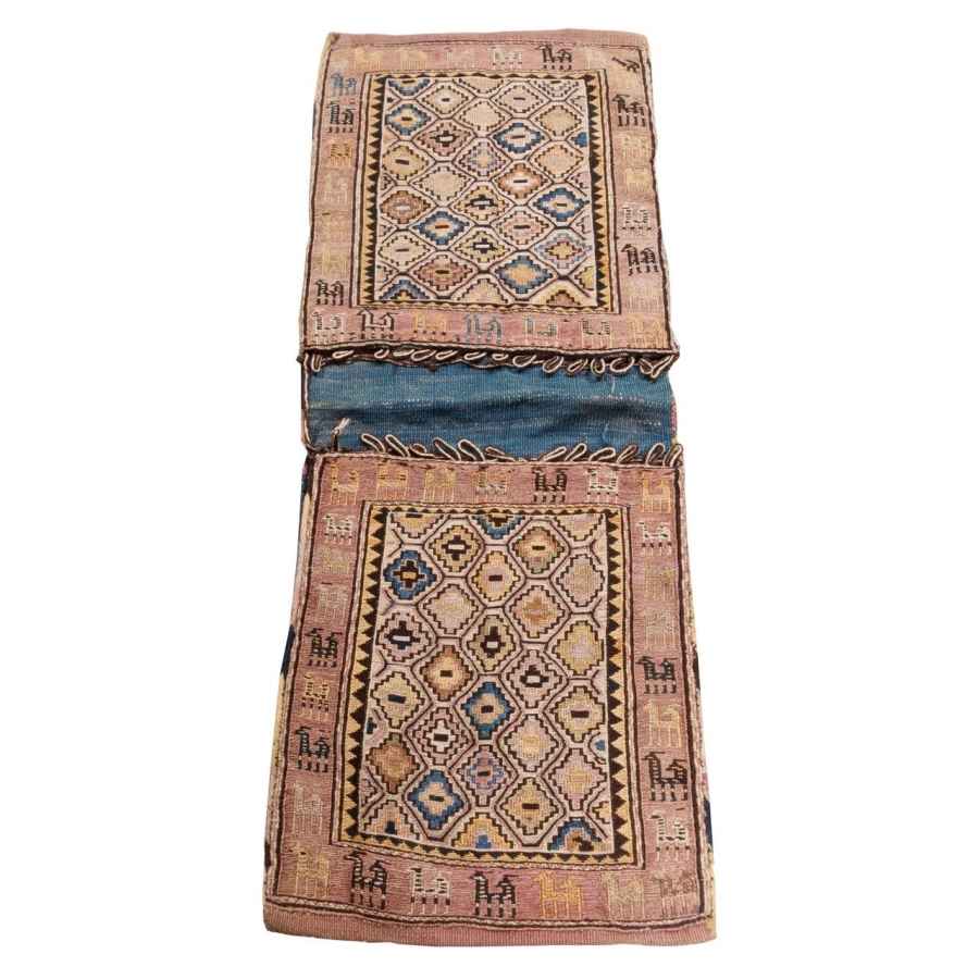 Vintage Persian Saddle Bag – Handwoven & Second-Hand Tōbrag 187418