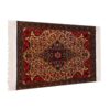 Vintage Persian Qom Jalili Rug (Classical Traditional Floral Medallion) - Red Kork Wool